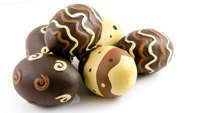 Les oeufs en chocolat Les oeufs en chocolat